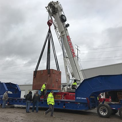 truck crane rental operating