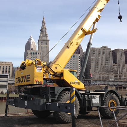 rough-terrain-crane-rental-cleveland rough terrain crane rental operating